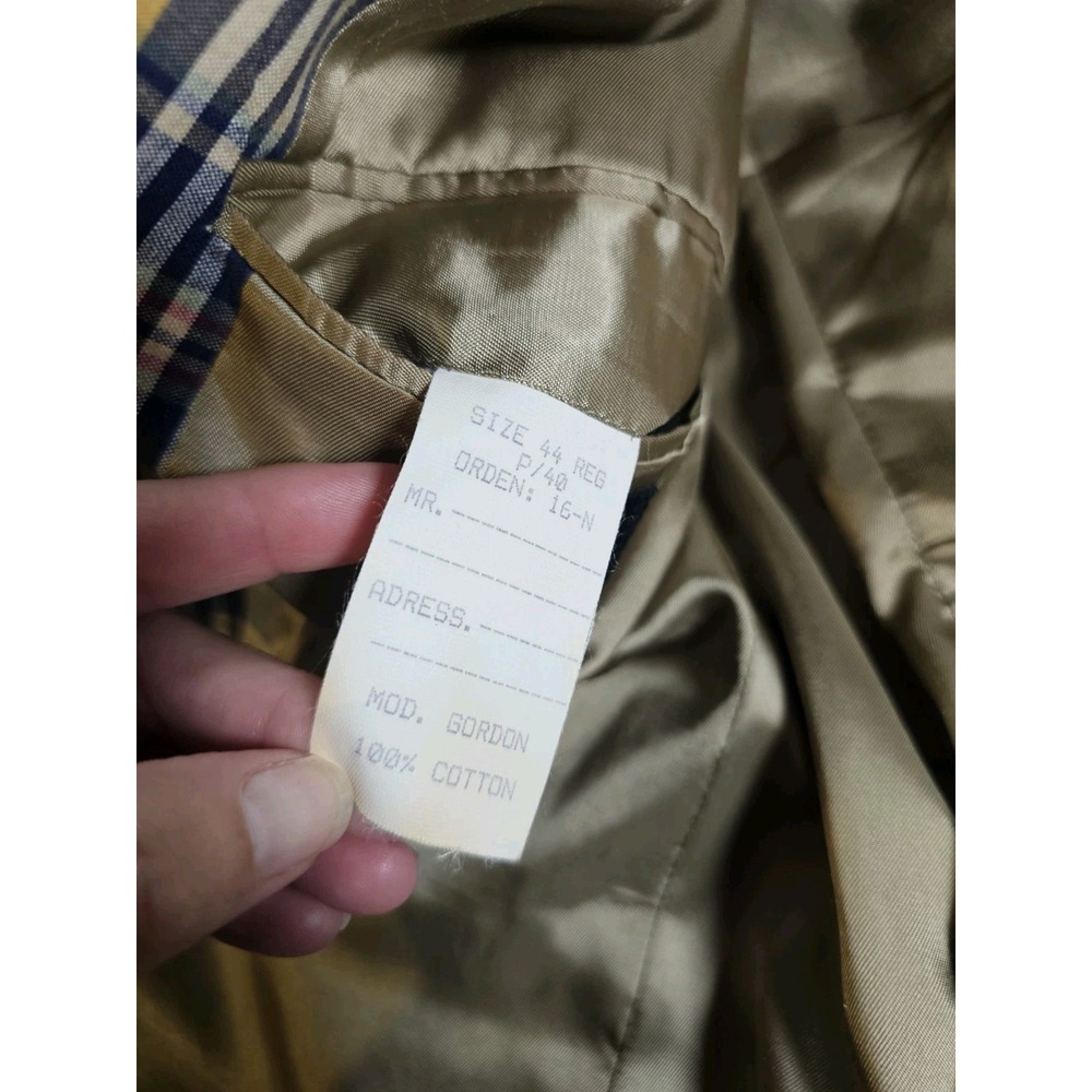JOS A BANK Madras Plaid Blazer Men's Size 44 Sports Coat Preppy Ivy Nautical - Picture 8 of 8